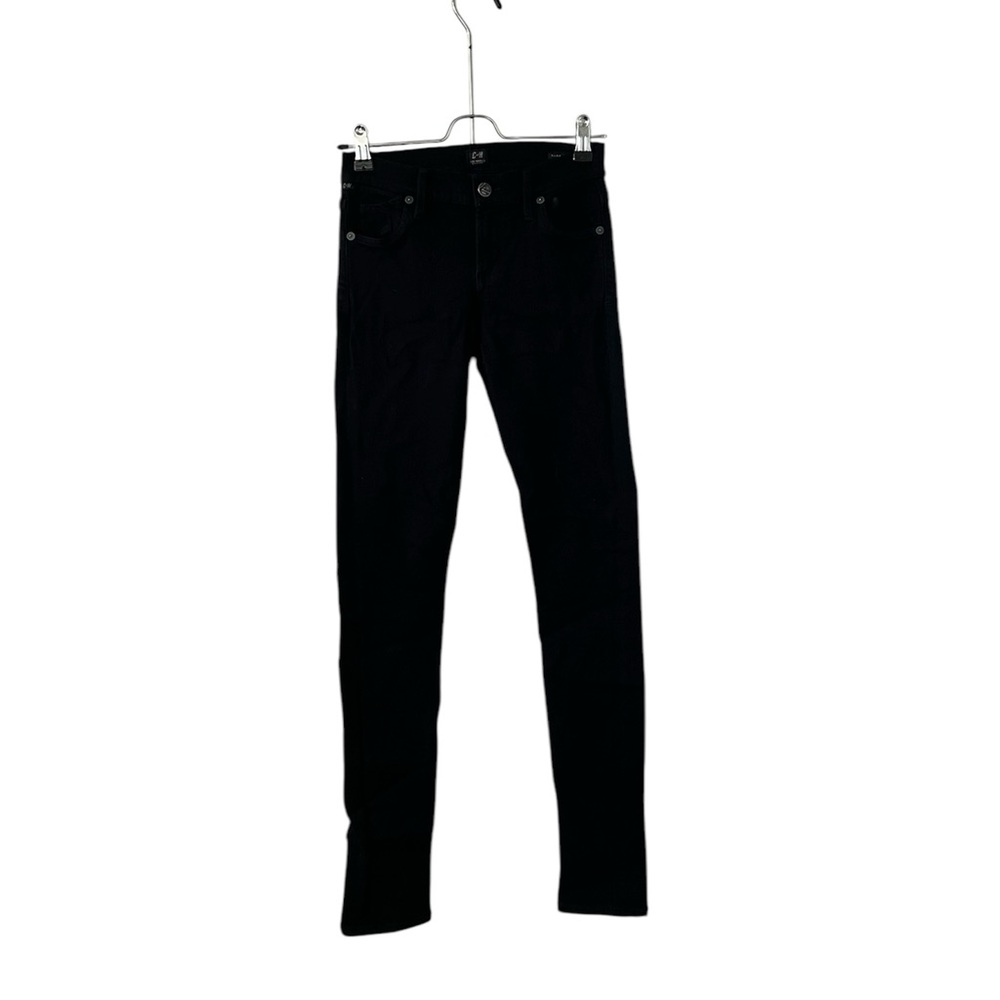 Citizens of Humanity Avedon Slick Skinny Leg Black Jeggings SZ 25